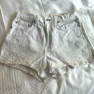 Rag and Bone white shorts